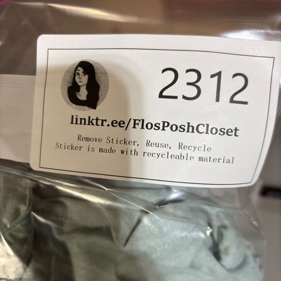 H&M Fine Knit Slim Fit Short Sleeve Collared Golf Polo Shirt Sage Green Medium - Picture 11 of 11